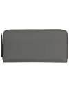 Maison Margiela Leather Wallet Unisex In Gray
