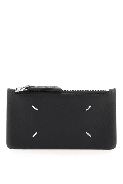 MAISON MARGIELA LEATHER ZIPPED CARDHOLDER