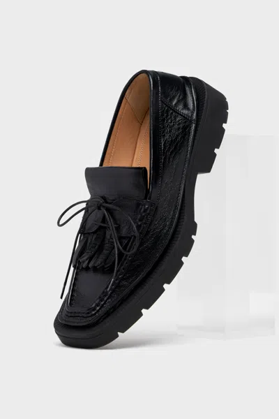 Maison Margiela Level Fringed Loafer Woman Black