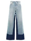 Maison Margiela Light Blue Contrast Insert Jeans In Light Blue