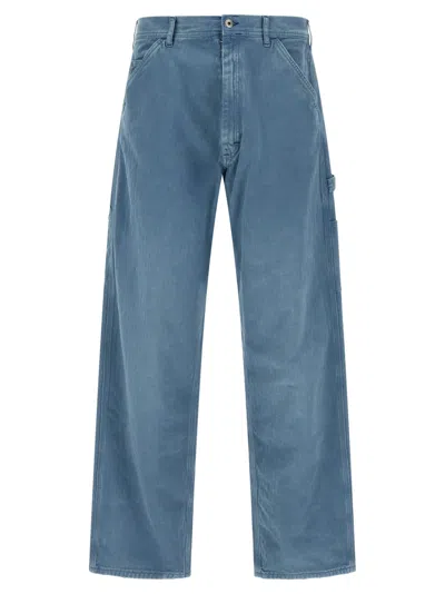 MAISON MARGIELA LIGHT BLUE HERRINGBONE JEANS