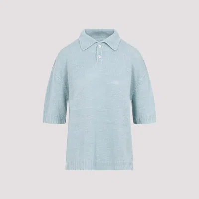MAISON MARGIELA LIGHT BLUE POLO SHIRT