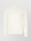 Maison Margiela Lightweight Ribbed Wool Sweater With Long Sleeves