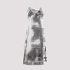 Maison Margiela Lilac Silk Midi Dress In Light Purple