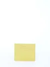 MAISON MARGIELA LIME LEATHER CARDHOLDER