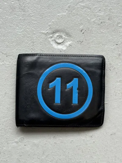 Pre-owned Maison Margiela Line 11 Wallet In Black