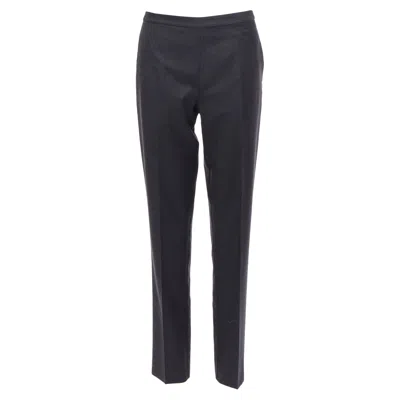 Maison Margiela Line 4 Wool 4 Stitch Back Tapered Pants In Grey