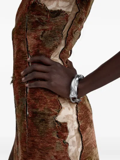 Maison Margiela Link Big Chain Bracelet In Metallic