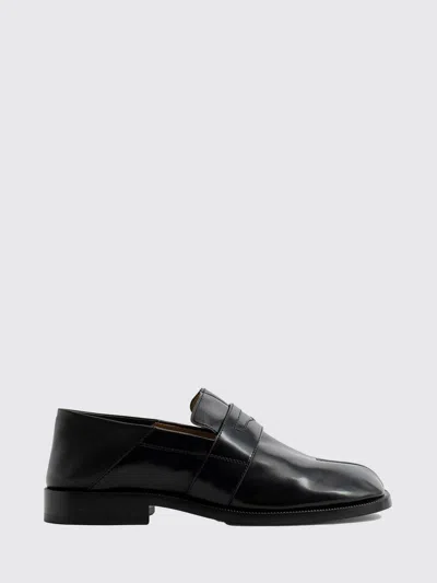 Maison Margiela 30mm Tabi County Leather Loafers In Black