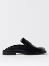 Maison Margiela Tabi Split-toe Glossed-leather Slippers In Black