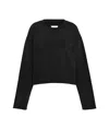 Maison Margiela Firm Fleece Sweatshirt In Black