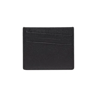 Pre-owned Maison Margiela Logo Card Holder 'black' | Men's Size Onesize