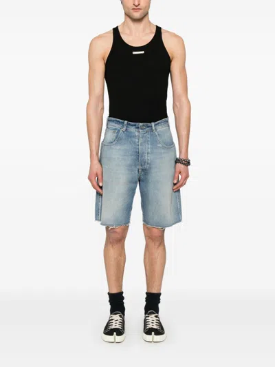 MAISON MARGIELA LOGO COTTON BLEND TANK TOP