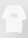 Maison Margiela Neutrals Scattered Numbers Rectangular Cotton T-shirt In White