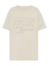 Maison Margiela Number Print Graphic Relaxed Fit T Shirt In Neutral