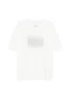 Maison Margiela Neutrals Scattered Numbers Rectangular Cotton T-shirt In White