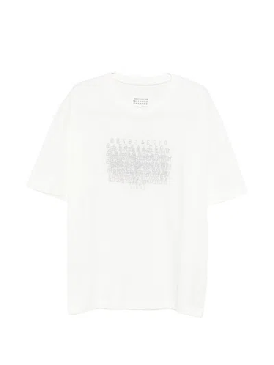 Maison Margiela Graphic-print Cotton T-shirt In White