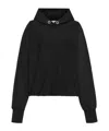 Maison Margiela Logo Cotton Hoodie In Black