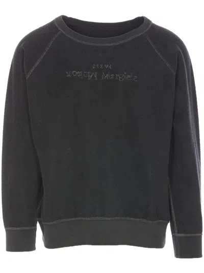MAISON MARGIELA LOGO-EMBROIDERED SWEATSHIRT