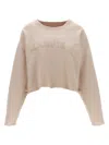 Maison Margiela Women Logo Embroidery Sweatshirt