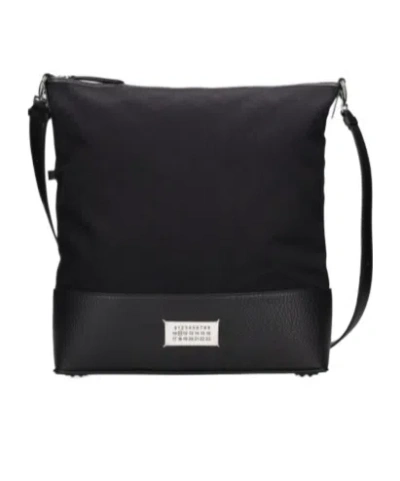 Maison Margiela Logo Grain Satchel Bag