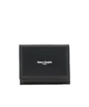 Maison Margiela Logo Lettering Wallet In Black