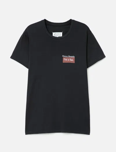 Maison Margiela Logo Patch T-shirt In Black