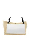 Maison Margiela Logo-patch Tote Bag In Neutrals
