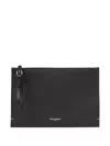 Maison Margiela Logo Pouch In Black