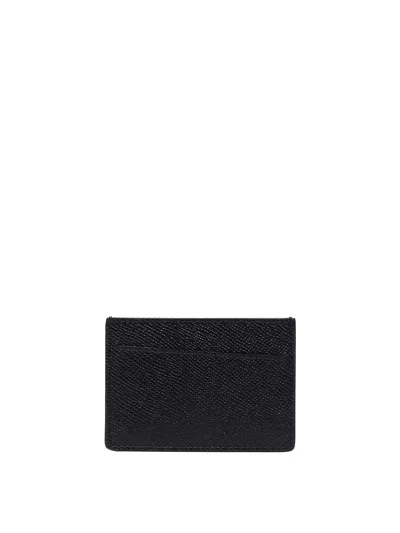 Maison Margiela Logo-print Cardholder In Black
