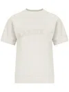 Maison Margiela Logo-print Cotton Sweatshirt In Neutrals