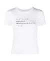 Maison Margiela Logo-print Cotton T-shirt In White
