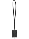 Maison Margiela Logo-print Leather Cardholder In Black