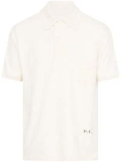 MAISON MARGIELA LOGO-PRINT POLO SHIRT