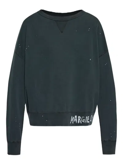 MAISON MARGIELA LOGO-PRINT SWEATSHIRT