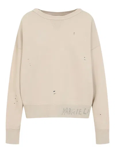MAISON MARGIELA LOGO-PRINT SWEATSHIRT
