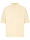 Maison Margiela Handwritten Cotton T-shirt In Neutrals