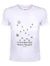 MAISON MARGIELA LOGO PRINT T-SHIRT WHITE