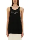 Maison Margiela Logo Stamp Tank Top
