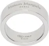 Maison Margiela Logo Reference Ring In Metallic
