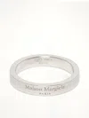Maison Margiela Logo Reference Ring 4mm In Silver