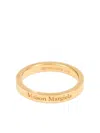 Maison Margiela Logo Reference Ring In Gold