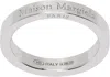 Maison Margiela Logo Ring In Metallic