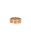 Maison Margiela Logo Ring In Gold