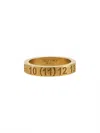 Maison Margiela Logo Ring In Silver
