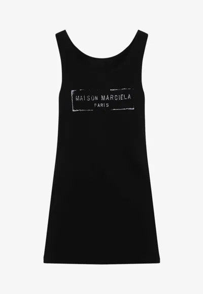 MAISON MARGIELA LOGO STAMP TANK TOP
