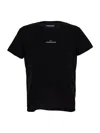 Maison Margiela Distorted Logo T-shirt In Black