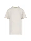 Maison Margiela Crew Neck Plain Design Short Sleeves In White