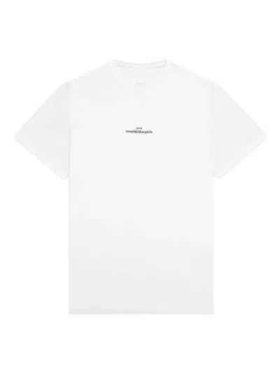 Maison Margiela Cotton T-shirt In Gray