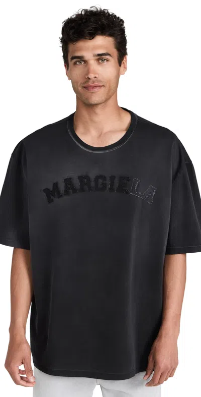 Maison Margiela Logo Tee Washed Black